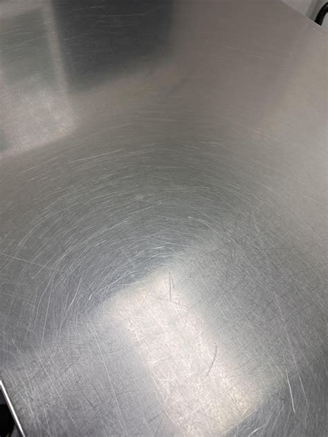 restoring brushed finish on stainless steel